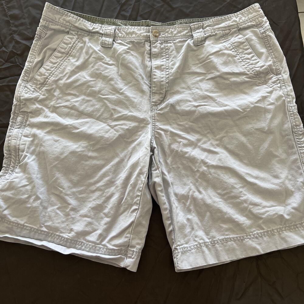 Outdoor Life Men's  Cargo Shorts Khaki Outdoor Hiking Camping Cotton Size 42